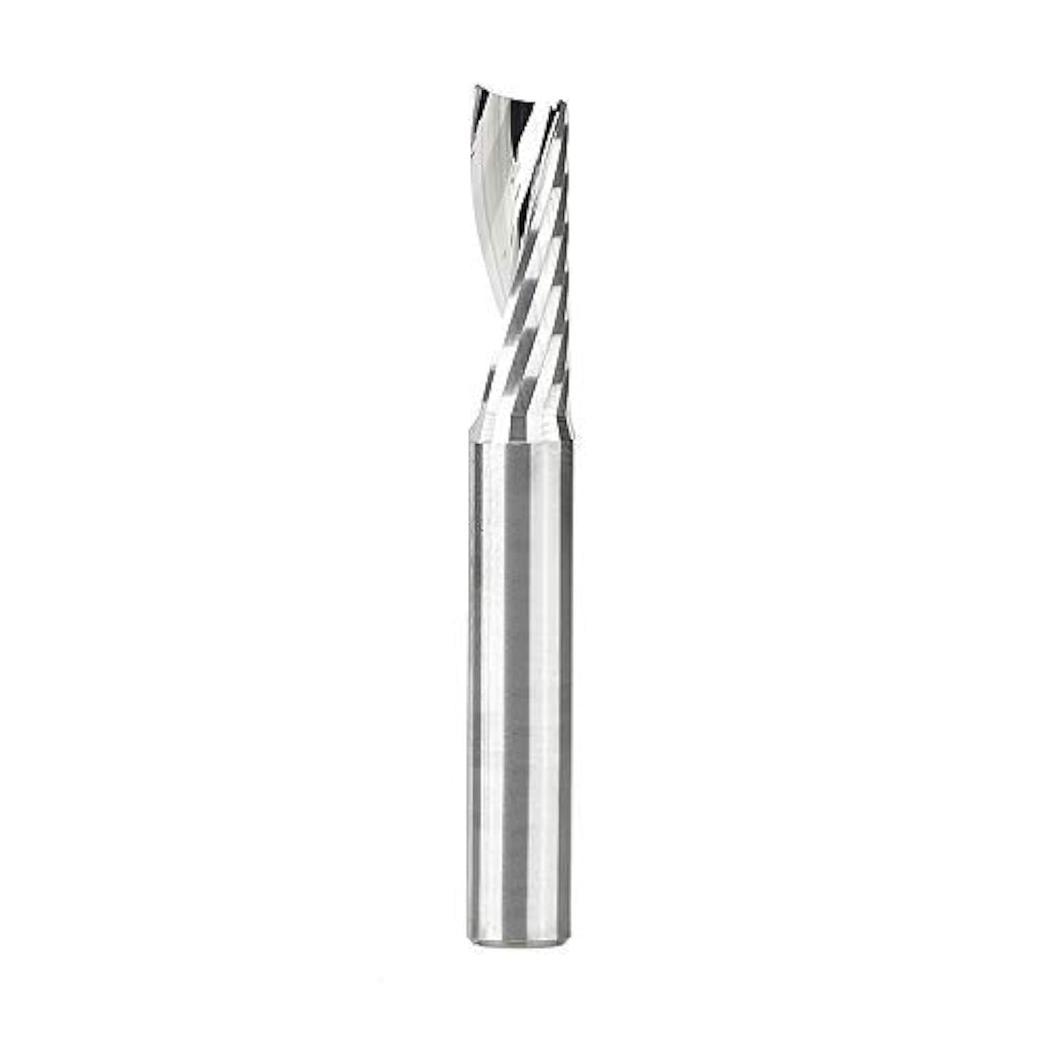 Amana Tool - 51404 Solid Carbide CNC Spiral 'O' Flute, Plastic Cutting 1/4 Dia x 3/4 x 1/4