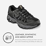 Skechers Men's Afterburn Memory Fit Lace-up Sneaker - Image 3