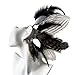 Handmade Feather Ear Cuff for Women – Boho Tribal Style with Mixed Feathers, Ideal for Cosplay & Parties (Right Ear)