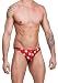 Men's USA American Flag Thong Swimsuit By Gary Majdell Sport