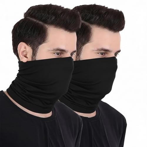 Image of MCAVOY Bandana & Neck Gaiter Scarf for Unisex Odor-Free, Breathable & Super Soft Multifunctional Headwear, Durable Face Mask, Headband, Neck Cover for Dust & Sun Protection, Free Size