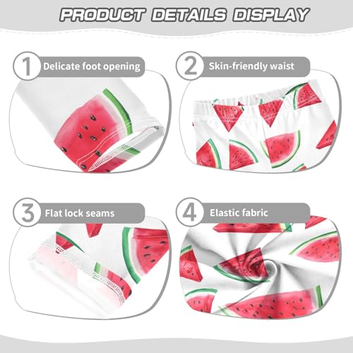 Girls' Leggings Watermelon White Kids Yoga Tights Pants 1 Pack 208620033