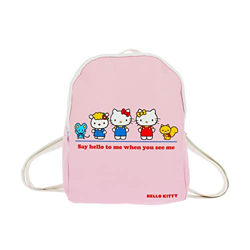 Hello Kitty Essential: Mini mochila   piel sintética   correas ajustables     Friends