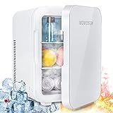 WOWDSGN 12L Skincare Mini Fridge for Bedroom - Car, Office Desk & Dorm Room - Portable 12L/12Can Electric Plug In Cooler & Warmer for Food, Drinks, Beauty & Makeup - 12v AC/DC Small Refrigerator