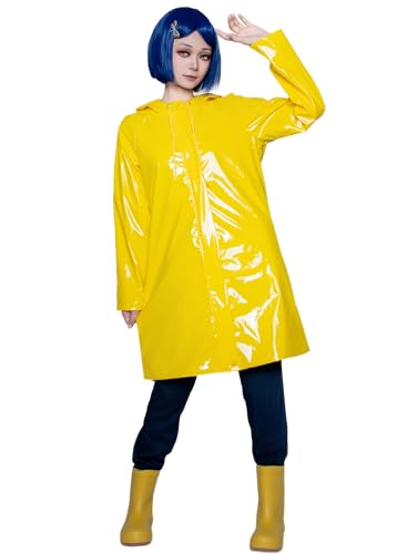 Costume Coraline imperméable jaune OSIAS cosplay