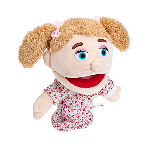 TOYANDONA Family Hand Puppet Girl Toddler Stuffed Animals for Nativity