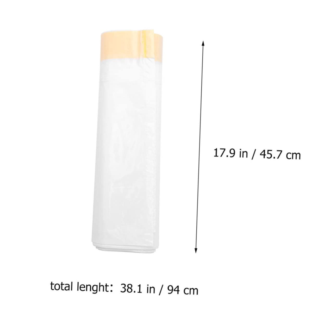 GRIRIW Box Liners 2 Rolls Drawstring Cat Litter Pan Bags Lightweight Fast