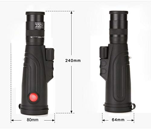 High Power 8-20x50 Zoom Monocular Telescope Waterproof Prism Fully Multi Coated Binoculars for Camping