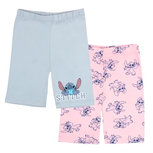 Image of Disney Lilo and Stitch Girls 2-Pack Shorts Set - Lilo & Stitch Biker Shorts Bundle Set for Girls