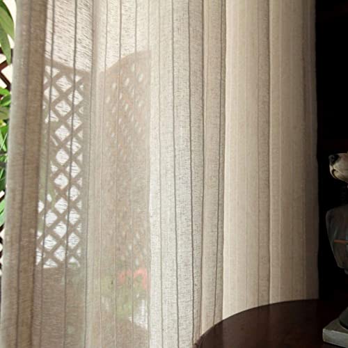 Rideaux lin beige HORV pour inviter la douceur et la sérénité chez vous