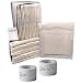 12-Ply Sterile Gauze Pads - Thick 4x4 Pads - 100% Cotton Gauze - 2 Boxes of 50 (2 Pads Per Pack 25 Packs Per Box) + 2 Rolls of Vakly Medical Tape (2)