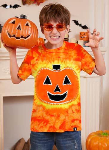 BesserBay Unisex Kids Funny Halloween Shirt Cute Short Sleeve Top 4-12 Years3