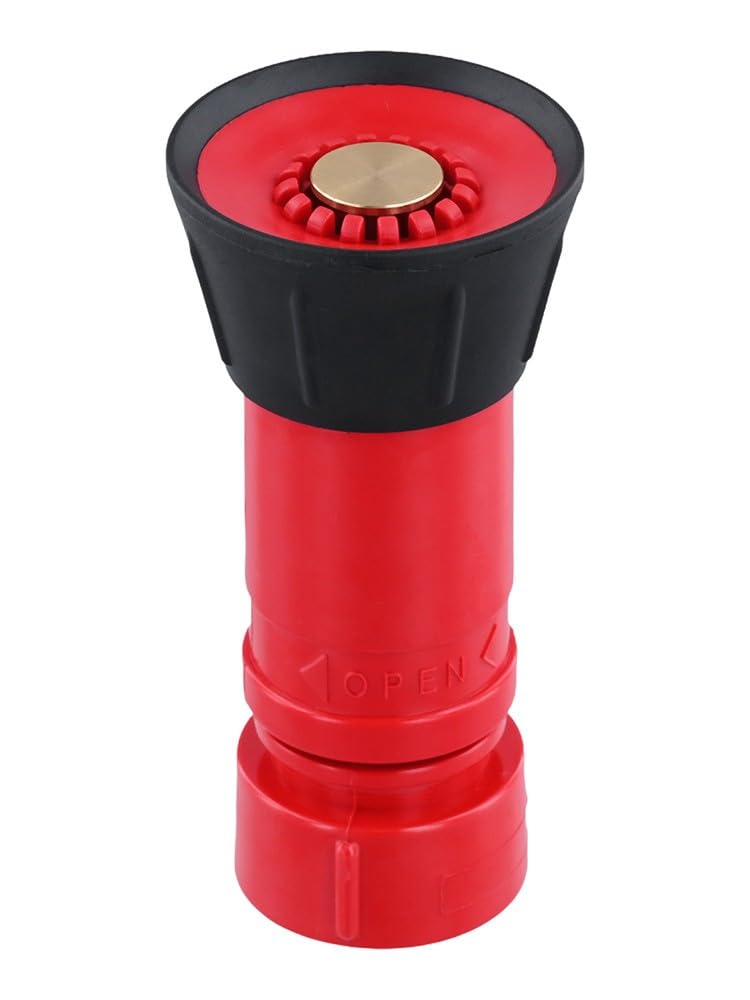 Besttoolifes Feuerschlauchdüse 1 Zoll, Hochdruck-Wassersprühdüse, robuste thermoplastische Konstruktion für Brandbekämpfung, Sprinkleranlagen
