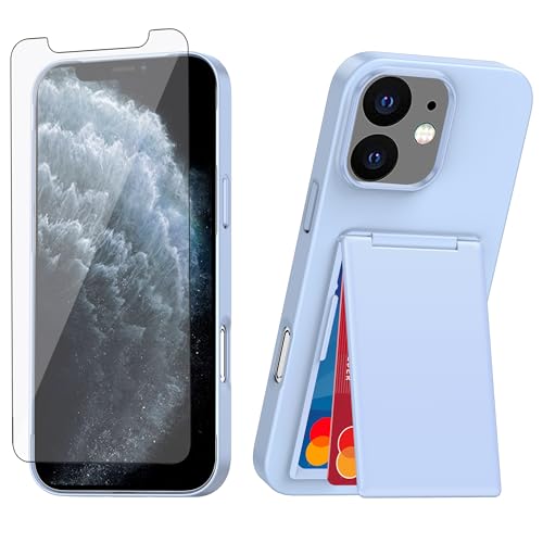 Coque pour iPhone 11 avec fente cartes béquille protection écran