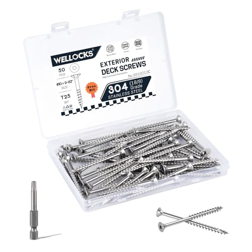 WELLOCKS fbLXN[ 304 XeXX`[ #10×2-1/2C` 50 T25 X^[ gNXhCu tbgwbh ؃lW ϐH OؐtFXp (SS10212C)