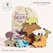 Le Toy Van - Wooden Petilou Forest Stacker Puzzle & Bag Educational Balancing Activities Toy | Great Gift for Kids and Toddlers | Suitable for Age 18+ Months Old