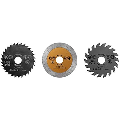 Multifunction Mini Circular Saw Machine Set, 400W High Powered Circular Saw Machine, Professional Compact Circular Saw with 3 Carbide Tipped Blade for Cut Drywall,Tile,Metal,PVC Plastic Pipes Cover