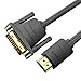 Produktbild VENTION HDMI auf DVI Kabel bidirektional DVI D 24+1 auf HDMI mit 1080P,High Speed DVI auf HDMI Adapterkabel, unterstützt 3D Full HD, für Raspberry Pi, Roku, Xbox One, Laptop 1m