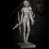 Goodmoel 75mm 1/24 Sci-Fi Planetary Female Warrior Resin Figure Model Kit Unassembled and Unpainted Miniatures/Ti-6843