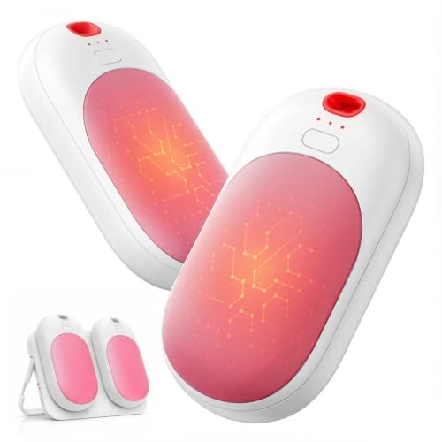 Chauffe-mains électrique rechargeable 2 pack avec chargeur magnétique