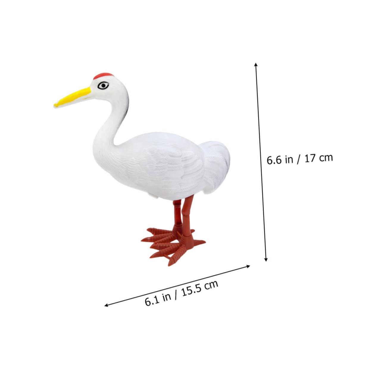 ERINGOGO Infant Toy Wind-up Crane Toy No Battery Needed 4pcs Motor Skills Development Desktop Decor Birthday Bag Fillers