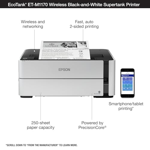 image for Epson EcoTank ET-4800 Wireless All-in-One Cartridge-Free Supertank Pri