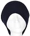 Ribbed Beanie Hat Slouch Style Skull Cap Ski Hat Navy