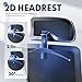 FLEXISPOT OC3 Cloud Ergonomic Office Chair High Back Mesh Swivel Computer Chair Executive Office Desk Chairs with Adjustable Lumbar Support/2D Headrest/Lockable Backrest, Foam Seat Cushion, Black