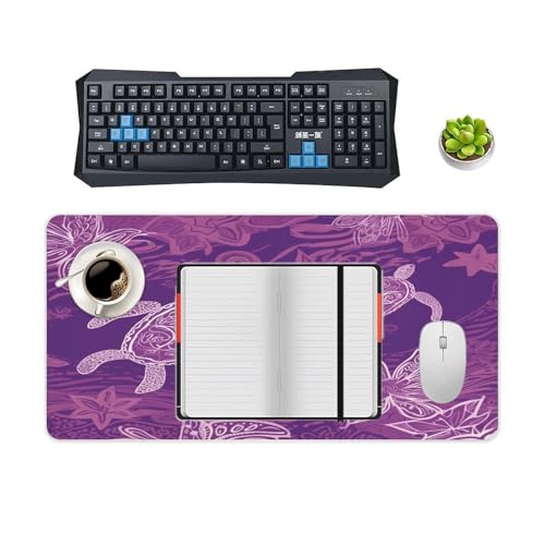 Mouse Pad Grande Hawaii con Tortuga de Mar Púrpura miniatura 4