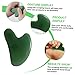 Jade Gua Board Massager Facial Scraping Massage Tool for Home Use Promotes Comfortable Grip for All Skin Types Made from High Grade Natural Jade