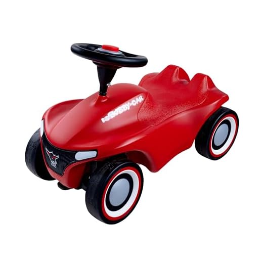 BIG Spielwarenfabrik 800056240 Bobby-Car-Neo Rot Barnfordon, Röd, 1+ År
