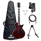 Kit Guitarra Tagima Almach Flamed Maplel Verm + Acessórios