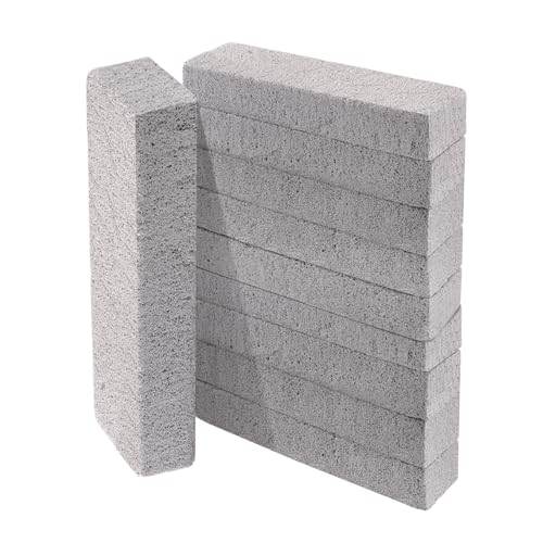 alwaiiz 10 blocchi di pulizia per WC, pietra pomice, WC in pietra pomice, per rimuovere le macchie da toilette, cucine, barbecue