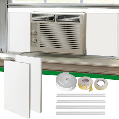 Aislamiento de unidad de CA de ventana y panel de espuma aislante lateral para interior 8