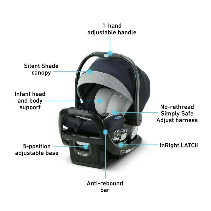 Image of Graco SnugRide SnugFit LX Infant Car Seat, Nash