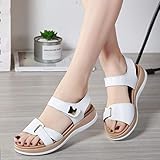 Diseño: correa de tobillo elástica trenzada especial, punta abierta cómoda, hace que sus pies se muevan libremente. Correa elástica destalonada para poner y quitar fácilmente. Suela cómoda acolchada ligeramente acolchada, brinda suficiente apoyo para los pies. perfecto para el uso diario de las vacaciones de verano.