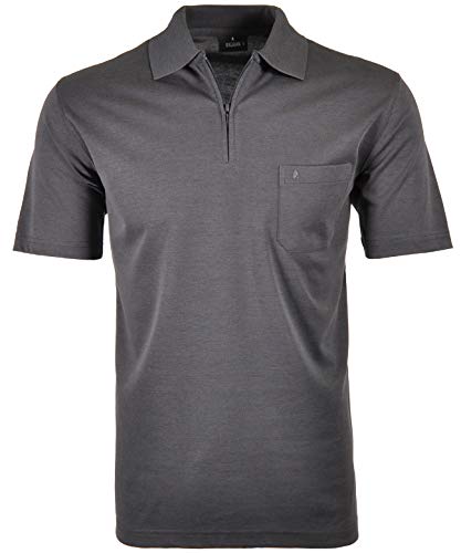 Preisvergleich Produktbild RAGMAN Herren RAGMAN Kurzarm Poloshirt, Dunkel Grau, XL