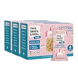 This Saves Lives Kids Rice Krispy Treats, Unicorn Sprinkle Surprise 18 Pack, Gluten Free Snack Bars, Healthy Snacks for Kids, Individually Wrapped, Nut Free, Non GMO, Kosher, 0.78oz Bars