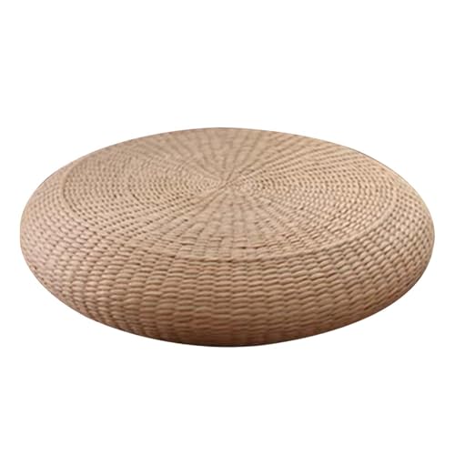 Cojín de suelo versátil: almohada redonda para el hogar, ideal para sala de estar, yoga, meditación y uso al aire libre