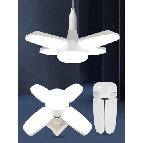 Lampada Led Dobrável 60w Pétala Bivolt Grande 35 cm