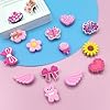 Fannoday 30pcs Charms for Bogg Bag - Cute DIY Beach Accessories for Women & Girls (Pink Charms, 30)