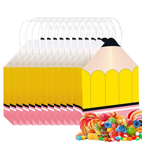 Sac à friandises crayon pour fêtes de classe et événements scolaires