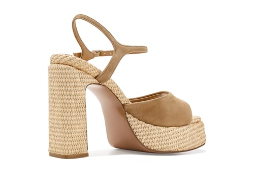 Steve Madden Women's Liandra Heeled Sandal, Tan Suede, 9.5 by Steve Madden - Image 3