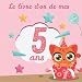 Le livre d'or de mes 5 ans: Livre d'or à personnaliser pour anniversaire sur le thème des chats (format 21x21cm - 100 pages) - SMITH, Corentin