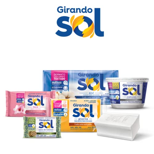 Girando Sol Sabão Em Barra Coco 1Kg