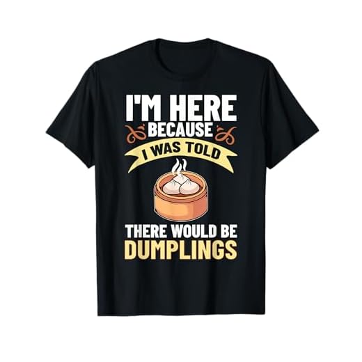 Dumpling Dim Sum Recipes Soup Vegetarian T-Shirt