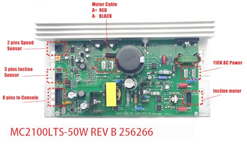 Controlador de motor cinta de correr Weslo para reparar tirones 2