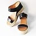 Sandals for Women 2025 Dressy, Platform Sandals Women Fashion Wedges Mid Heels Open Toe Espadrilles Slip on Shoes Dressy Summer