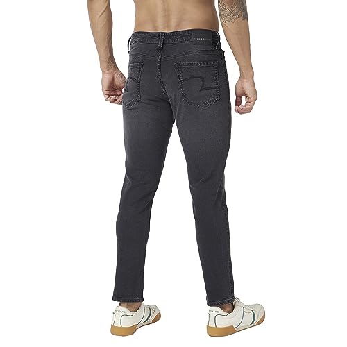 Image of Spykar Men's Skinny Fit Low-Rise Casual Jeans