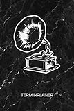  TERMINPLANER: Nostalgie Liebhaber Kalender Retroliebe Terminkalender - Grammophon Wochenplaner Steampunk Wochenplanung Vintage Taschenkalender Oldschool To-Do Liste Termine
